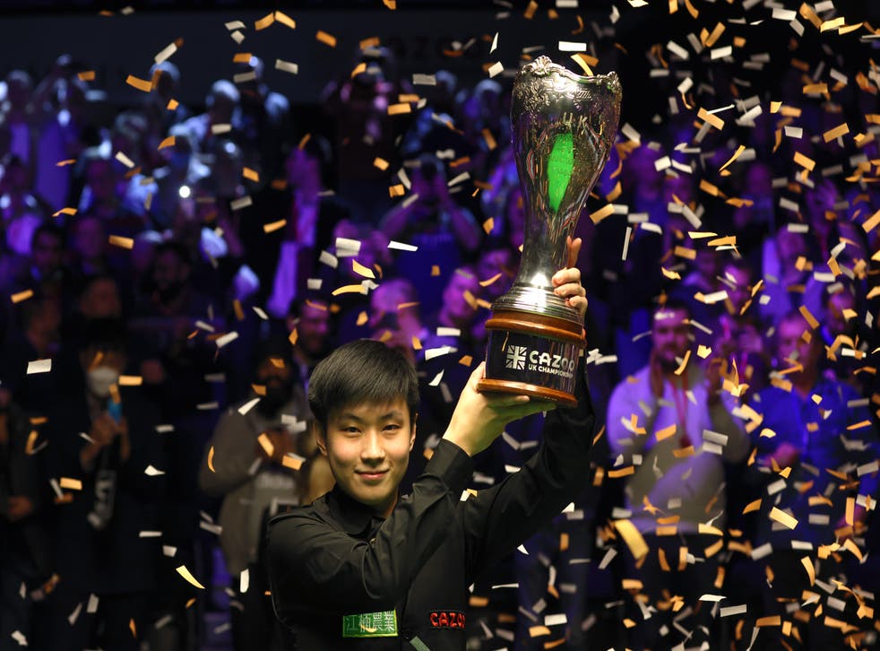 Zhao Xintong’s UK title win could spark a new era of Chinese dominance (Richard Sellers/PA)