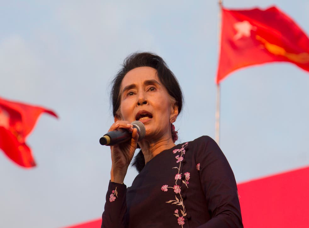 <p>Aung San Suu Kyi hasn’t been seen in public since the coup in February </p>