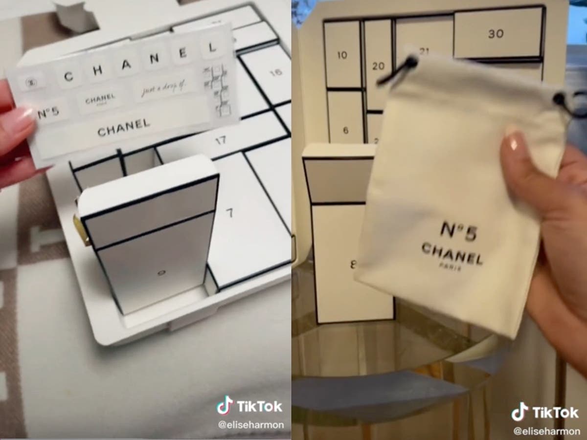 Chanel's $825 advent calendar gets slated on TikTok for its 'disappointing'  contents