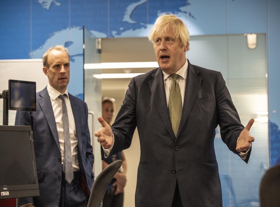 Reports had suggested that the Prime Minister had asked Justice Secretary Dominic Raab, left, to look again at judicial review reforms (Jeff Gilbert/Daily Telegraph/PA)