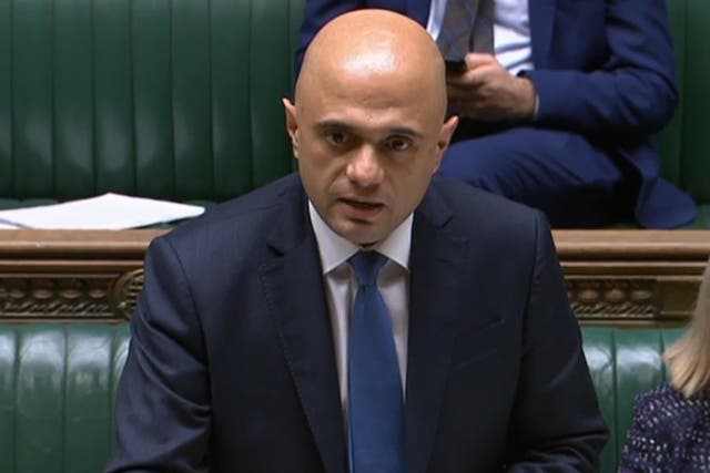 <p>Health secretary Sajid Javid argues his case for introducing restrictions in order to combat the spread of the omicron variant</p>