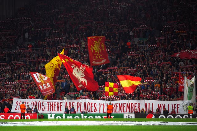 Liverpool have implemented a new Supporters Board (Peter Byrne/PA)