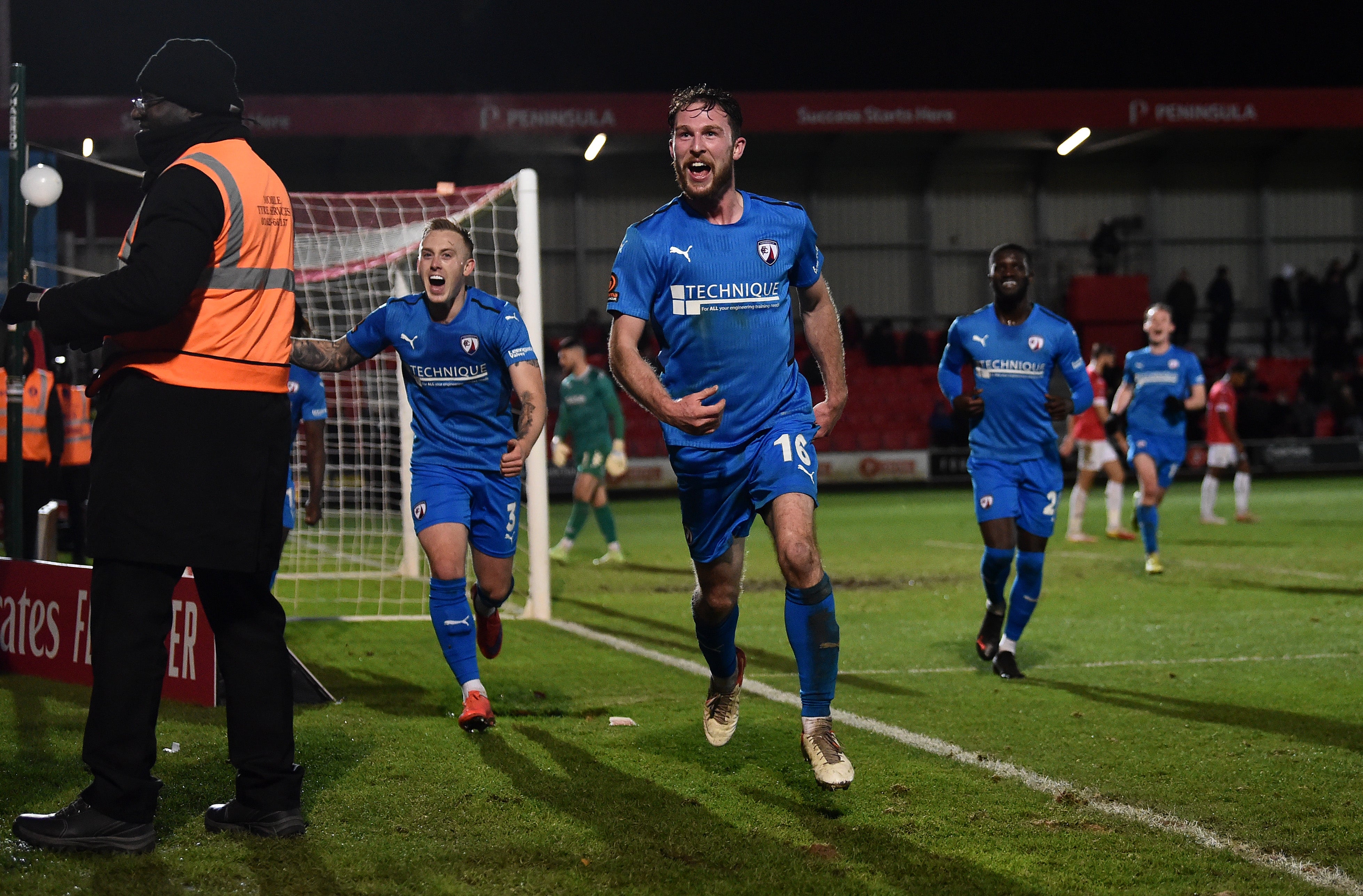 Chesterfield beat Salford City to reach the third round and earn a trip to Stamford Bridge