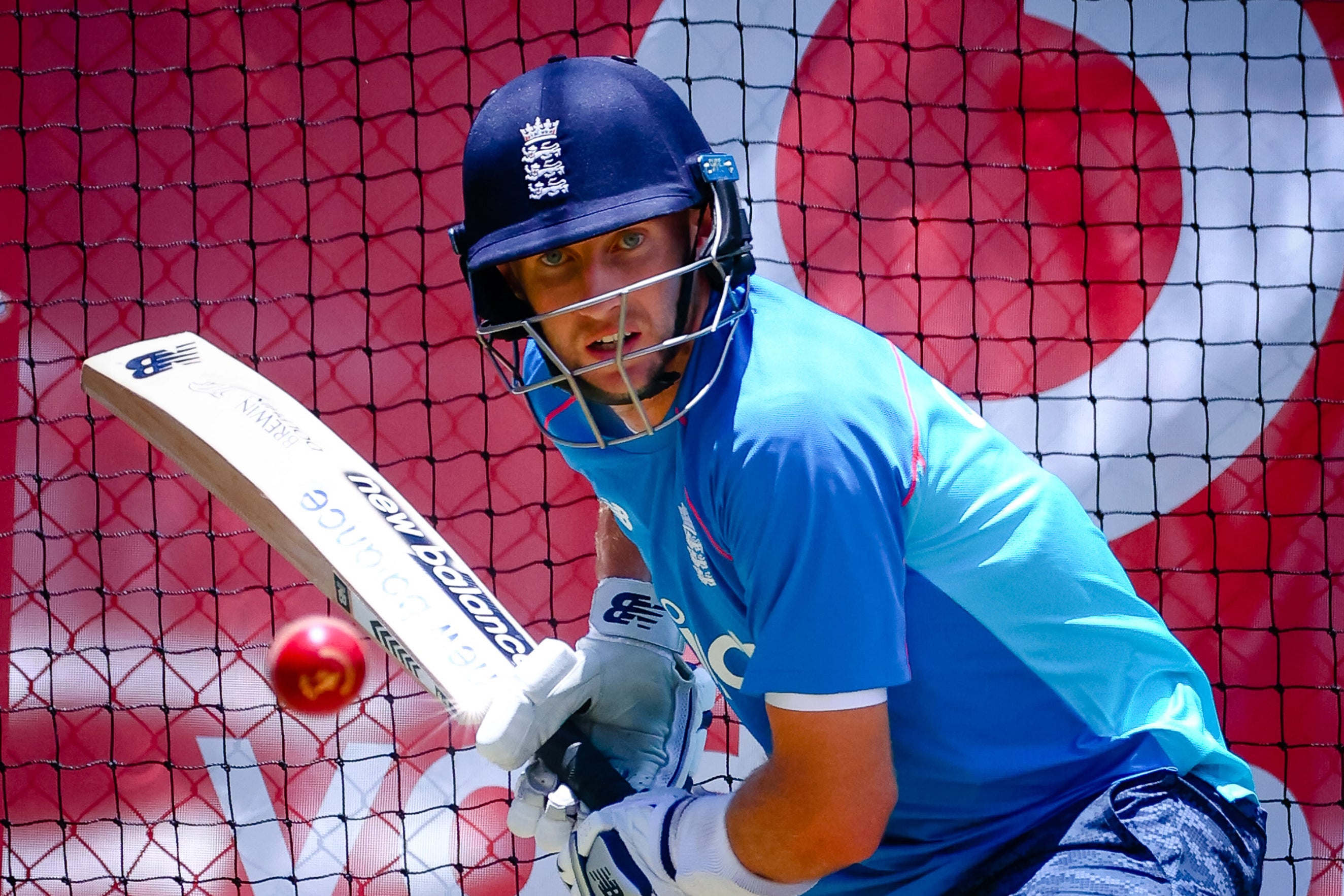 England captain Joe Root takes part in a training session at the Gabba