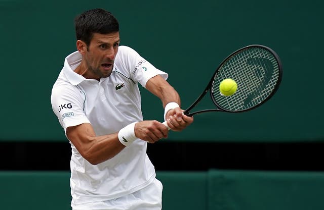 Novak Djokovic has been included in the ATP Cup draw (Adam Davy/PA)