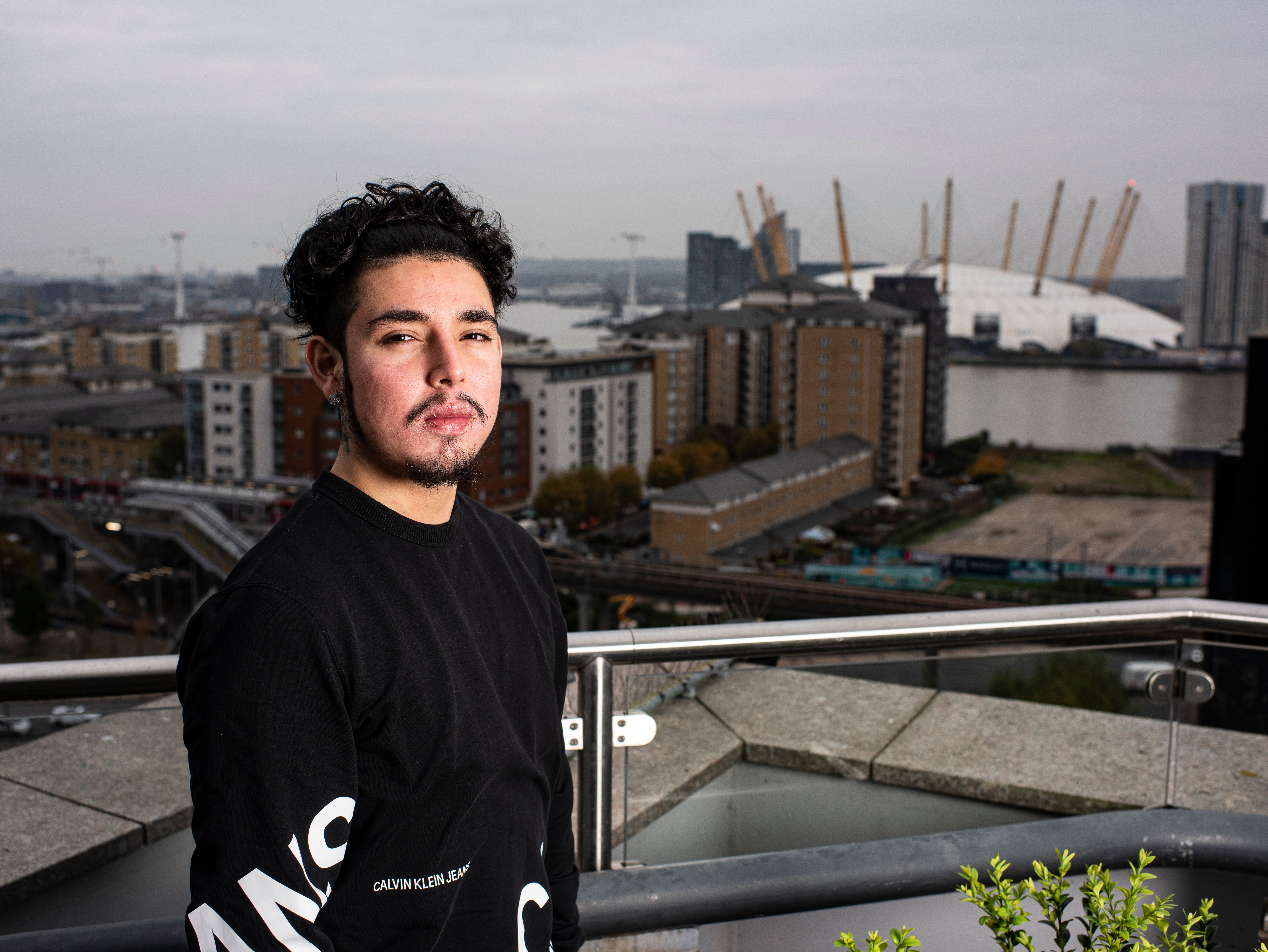<p>Trainee Steve at the offices of City Gateway in east London</p>
