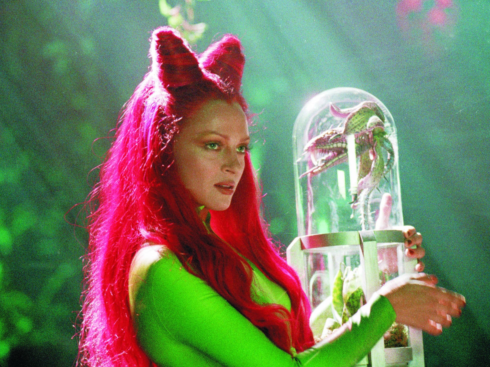 Uma Thurman as Dr Pamela Isley, AKA Poison Ivy, in ‘Batman & Robin'