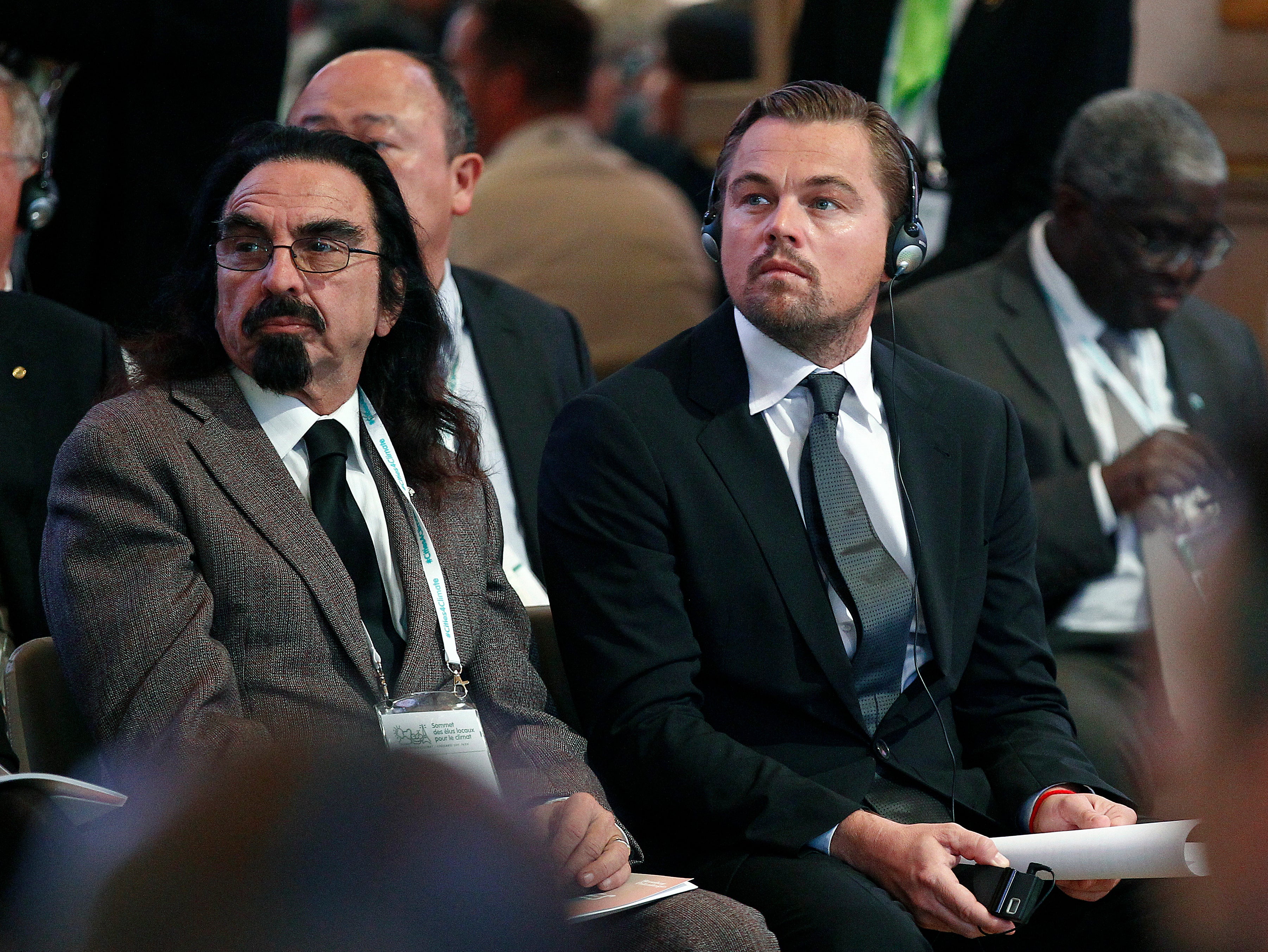 Leonardo DiCaprio with father George