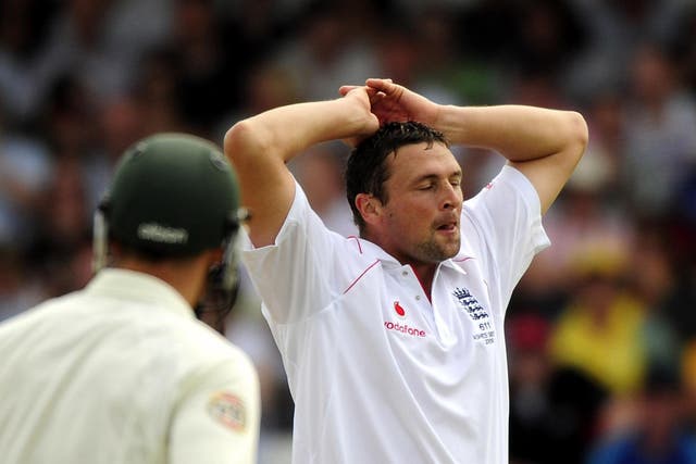 Steve Harmison is still constantly reminded about his first delivery in the 2006 Ashes series (John Giles/PA)
