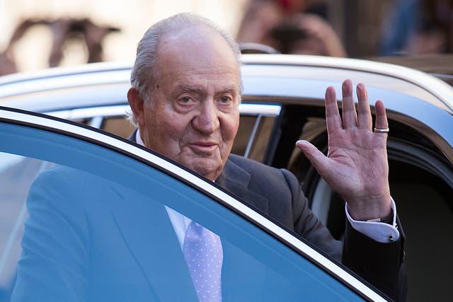 <p>Ex king of Spain, Juan Carlos</p>