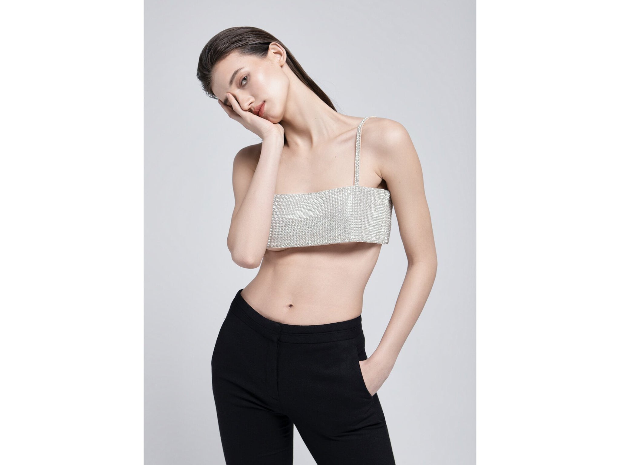Zara's sell-out sequin crop top: Dupes for the bralette