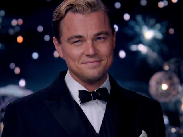 <p>Boats against the current: Leonardo DiCaprio as Jay Gatsby in ‘The Great Gatsby’ </p>