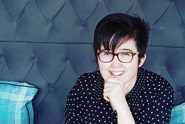 Three men have been charged with murdering Lyra McKee (PA)