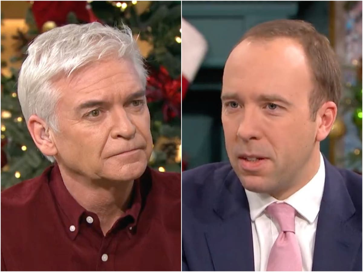 This Morning: Phillip Schofield criticised for asking Matt Hancock if dyslexia made him break Covid rules