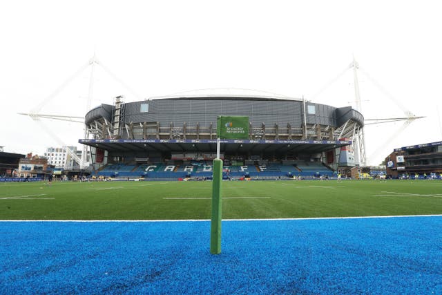 Cardiff are preparing without more than 30 players for thier Champions Cup match against Toulouse at Cardiff Arms Park (Bradley Collyer/PA Images).