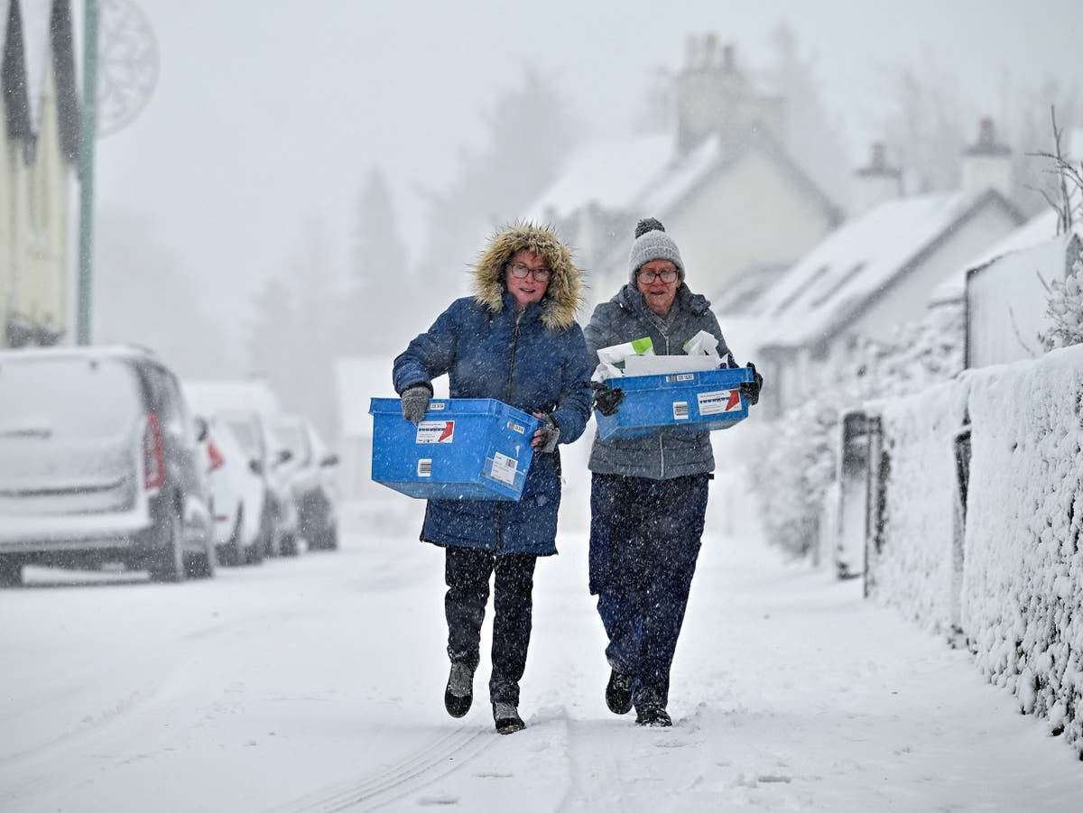 UK weather live: Latest Storm Barra updates as snow hits Scotland