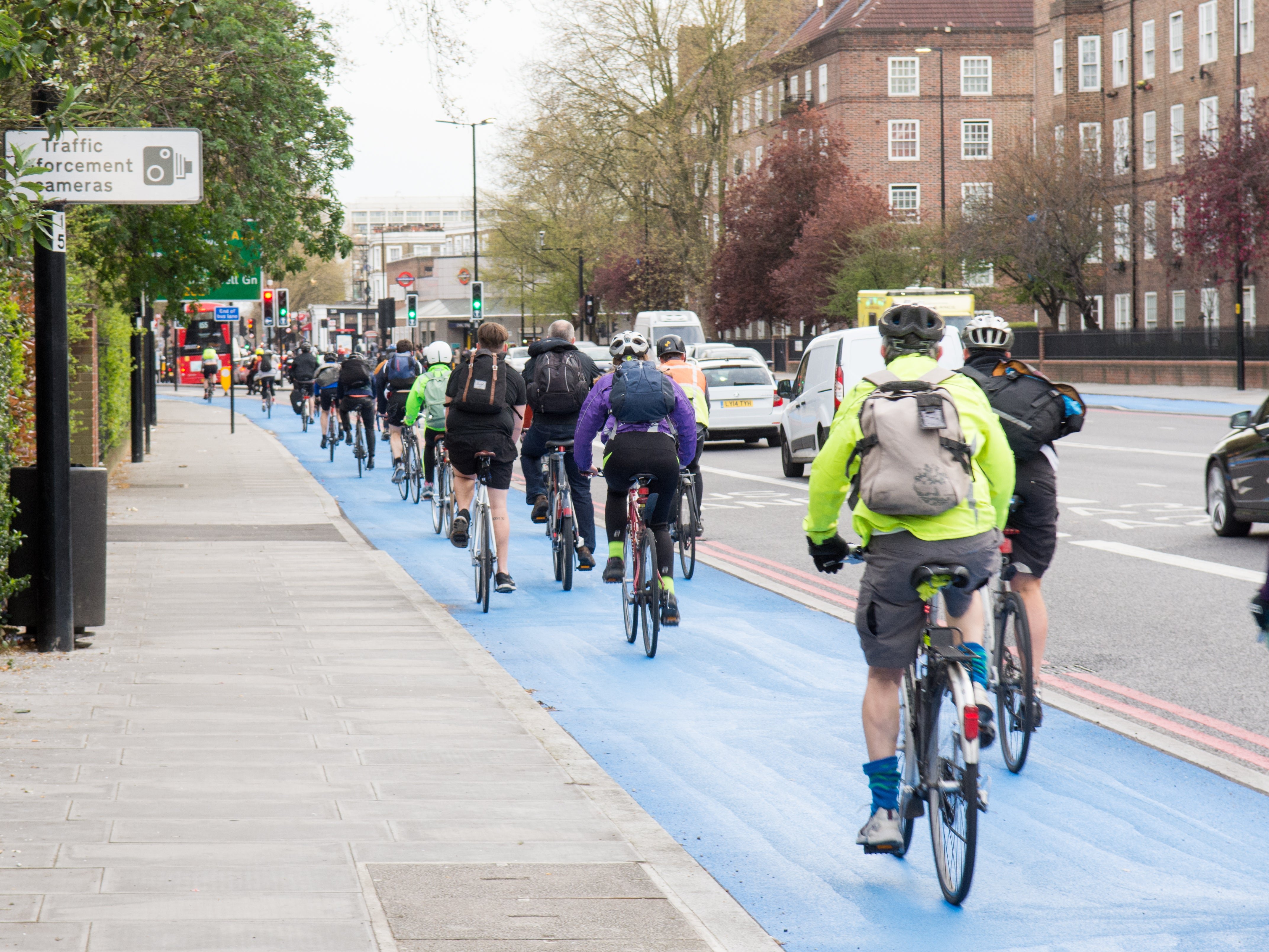 An increase in cycle lanes during the coronavirus pandemic contributed to London becoming the world’s most congested city, according to new analysis