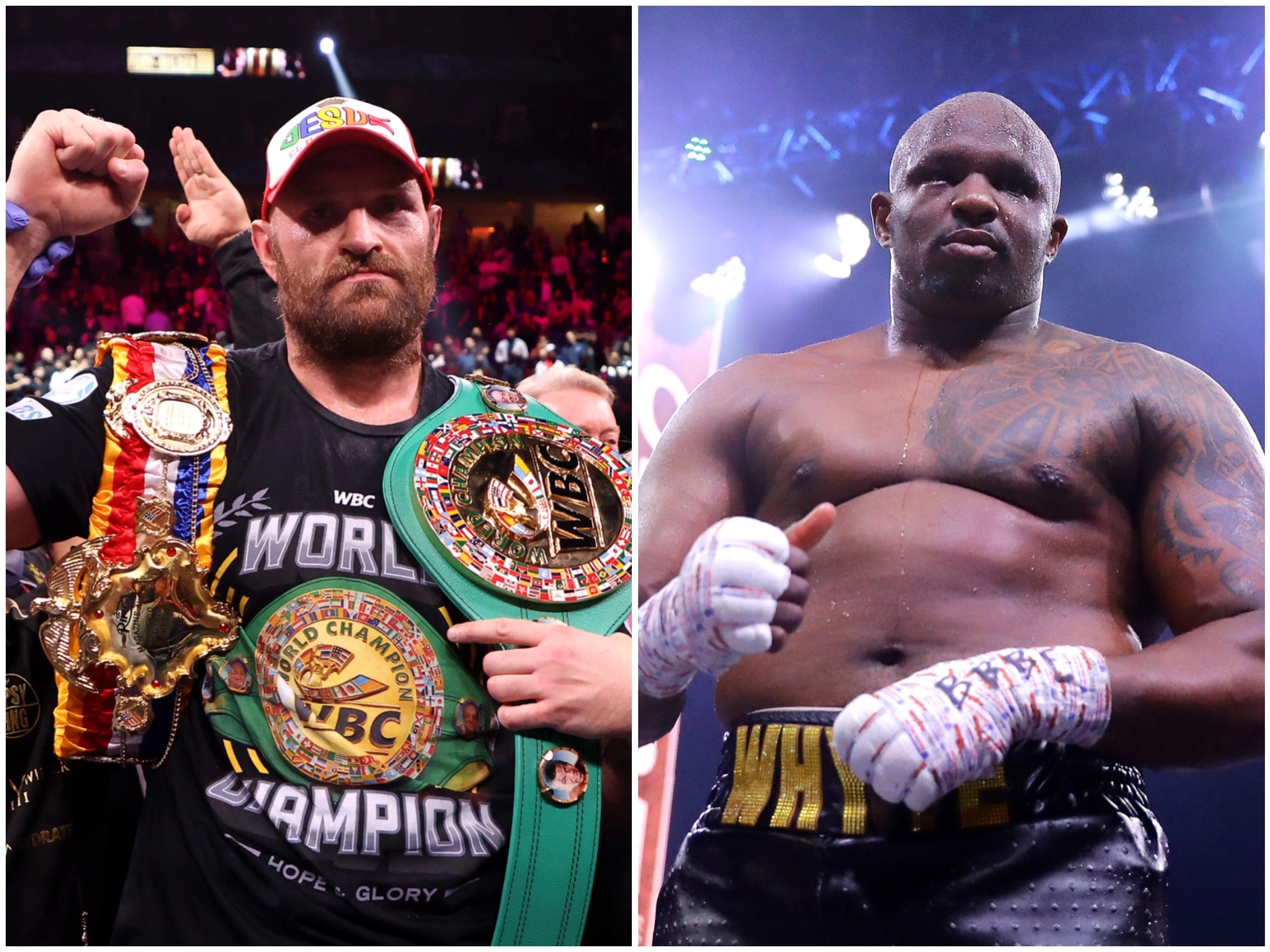 WBC president Mauricio Sulaiman confirms 80-20 purse split for Tyson Fury vs.  Dillian Whyte | DAZN News US