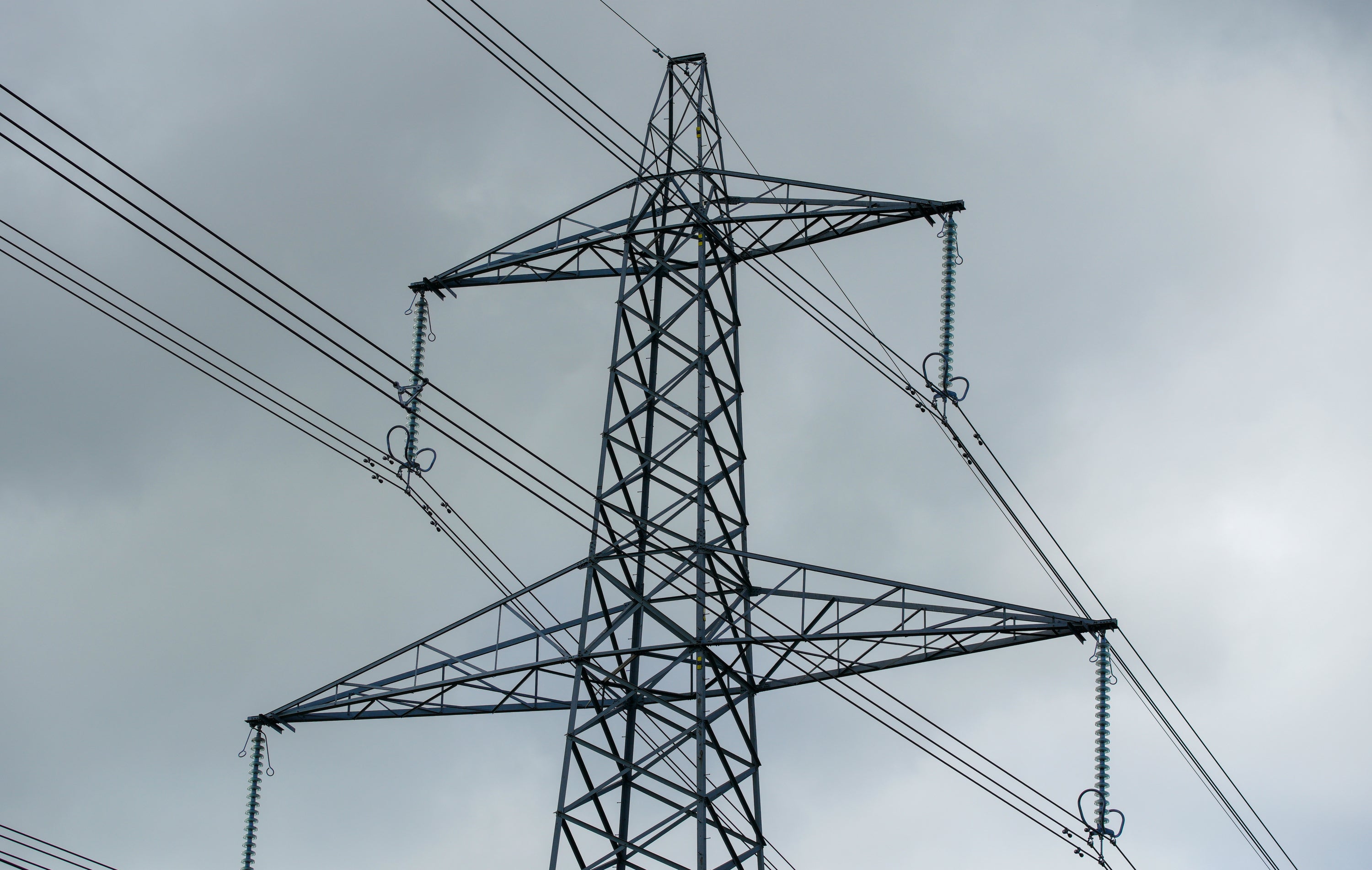 A view of an electricity pylon (Peter Byrne/PA)