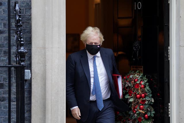 <p>Boris Johnson is facing questions over an alleged Christmas Downing Street party</p>