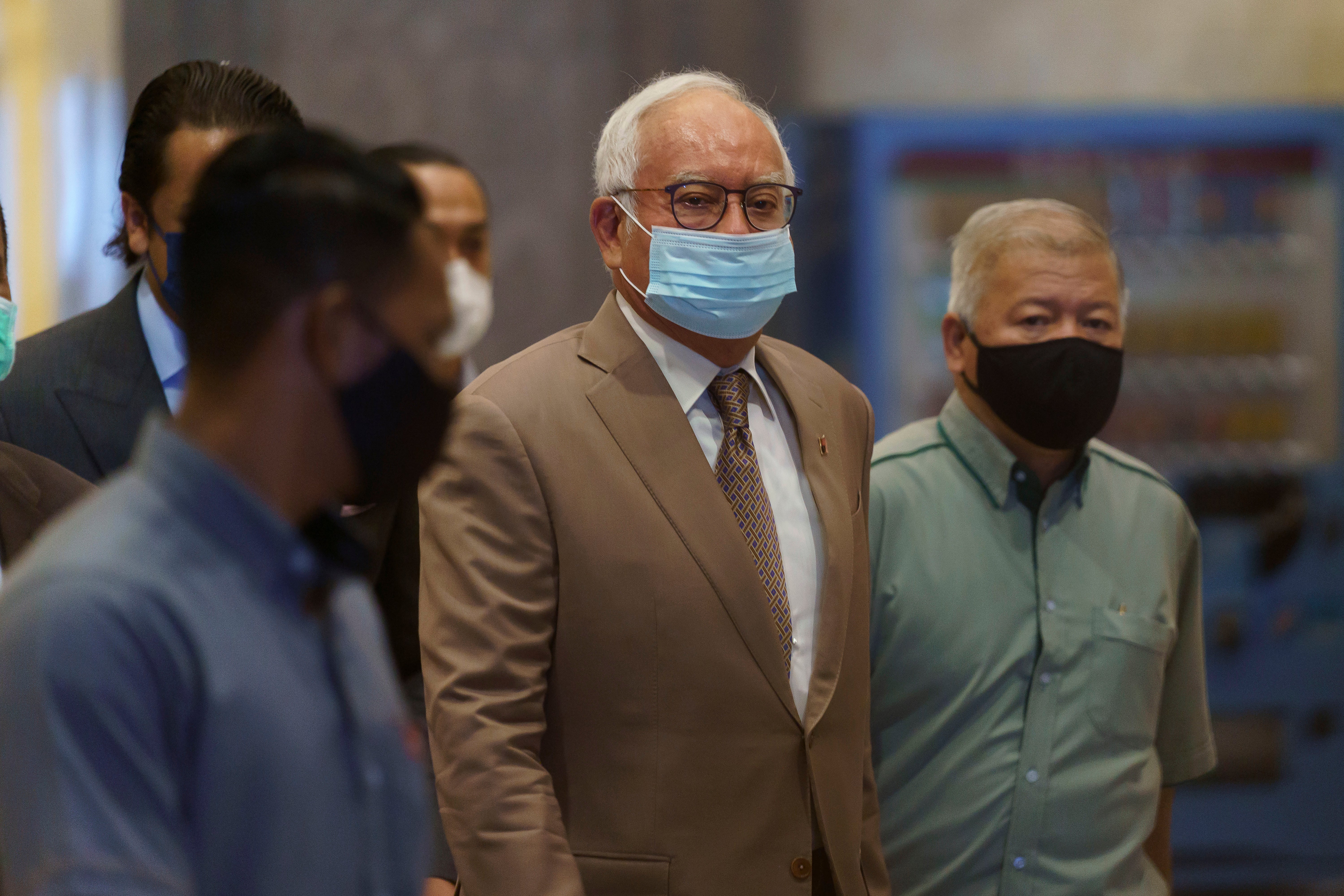 File photo: Former Malaysian PM Najib Razak arrives at Court of Appeal in Putrajaya, Malaysia, in April