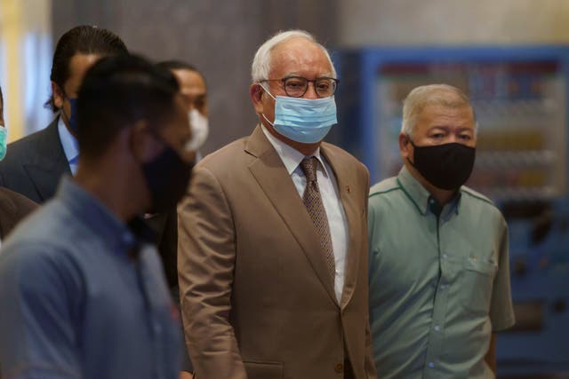 <p>File photo: Former Malaysian PM Najib Razak arrives at Court of Appeal in Putrajaya, Malaysia, in April</p>