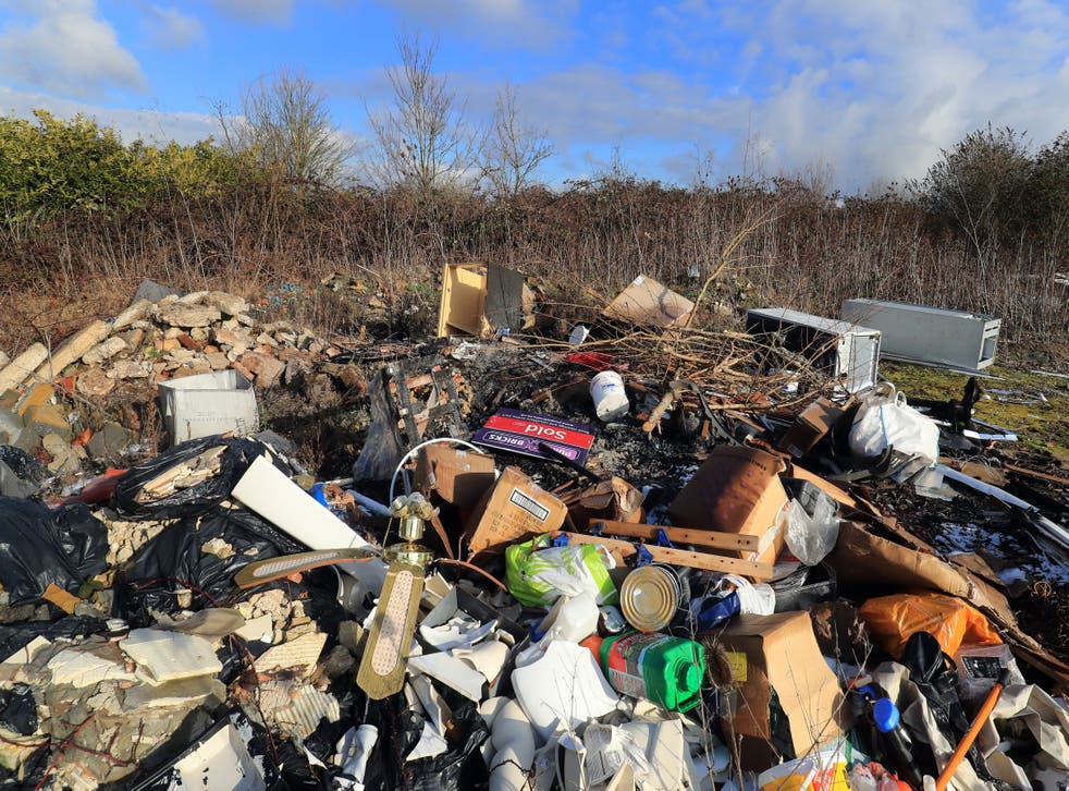 Incidents of fly-tipping surged over lockdown (Gareth Fuller/PA)