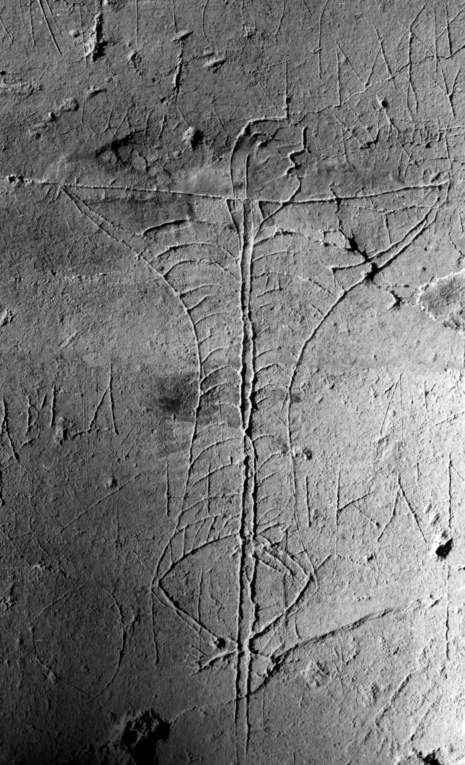 Early second century AD graffiti found in an ancient Roman tavern in Puteoli, Italy, is the earliest known image portraying a crucifixion