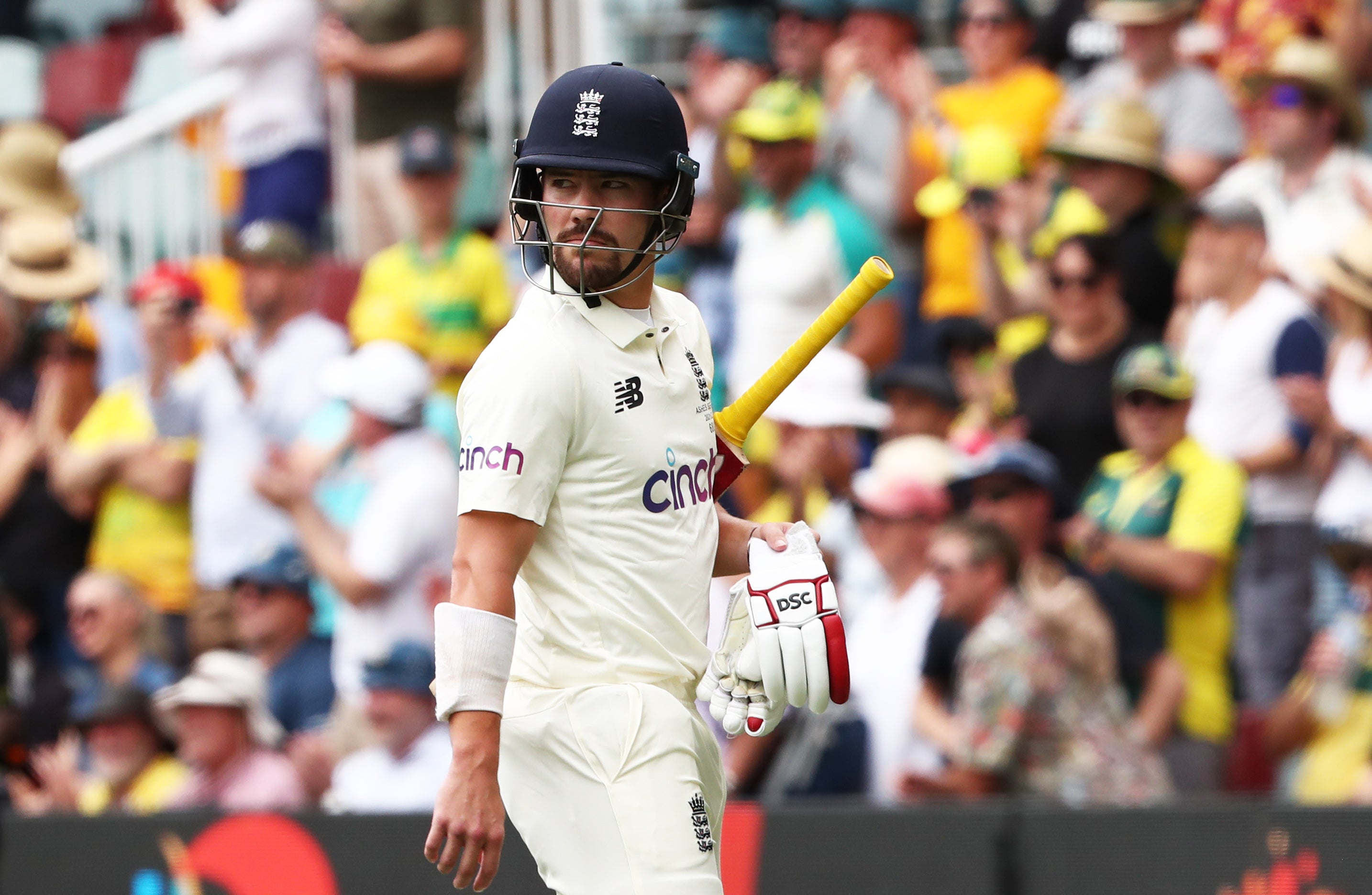 Rory Burns’ first-ball dismissal was his six Test duck of the year (Jason O’Brien/PA)