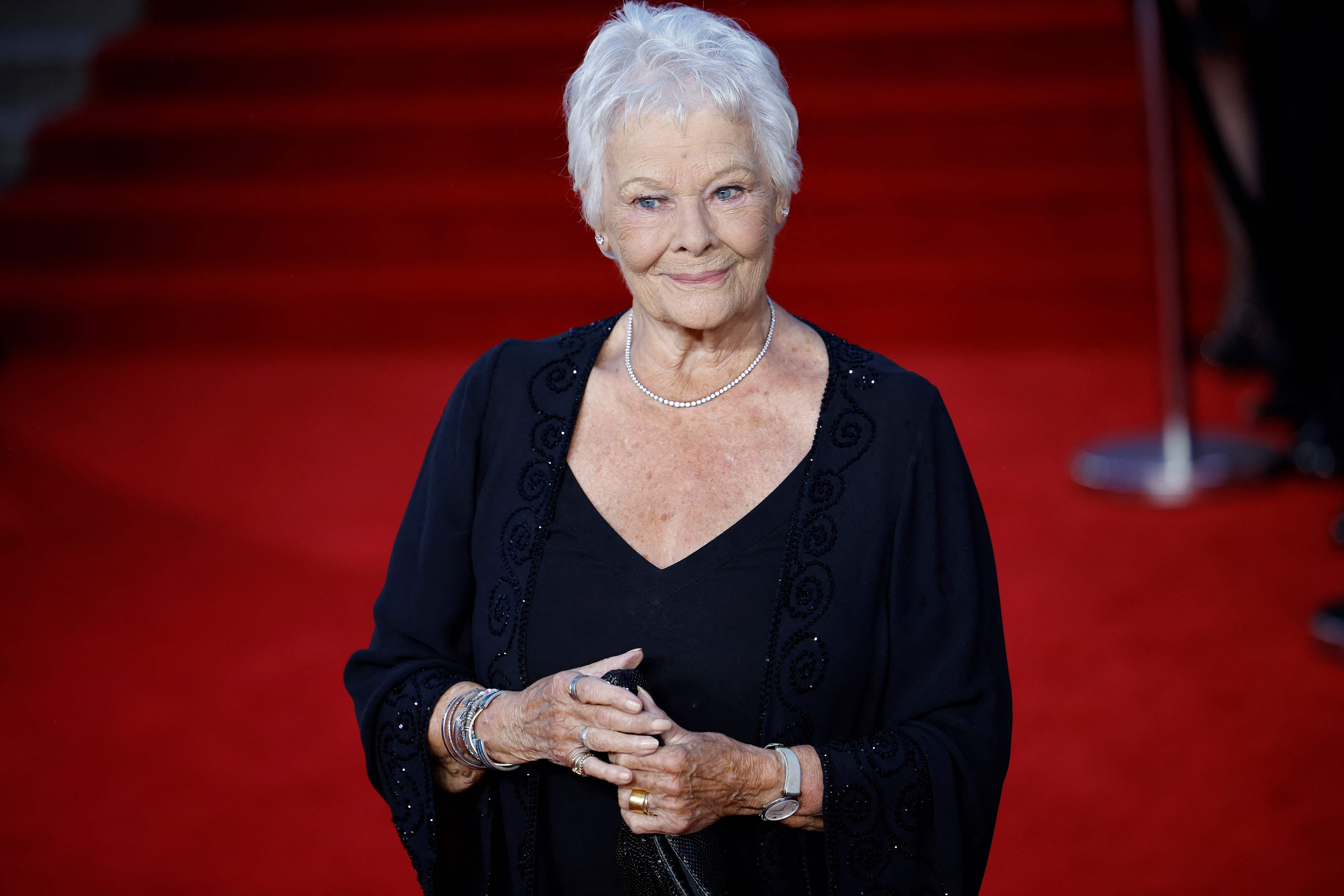 Dench at the premiere of ‘No Time to Die’ in 2021