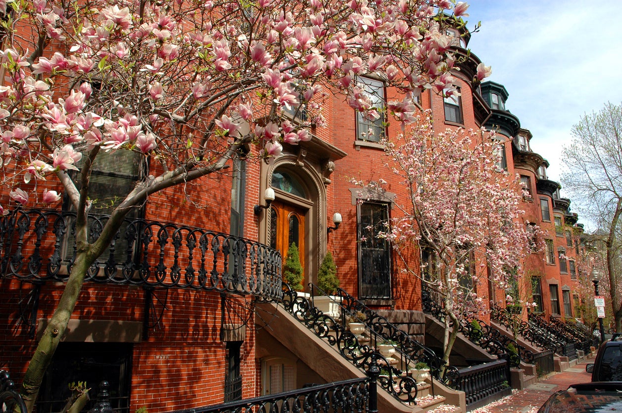 Boston’s South End neighbourhood in spring