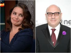 Kristin Davis cries while discussing death of Sex and the City co-star Willie Garson