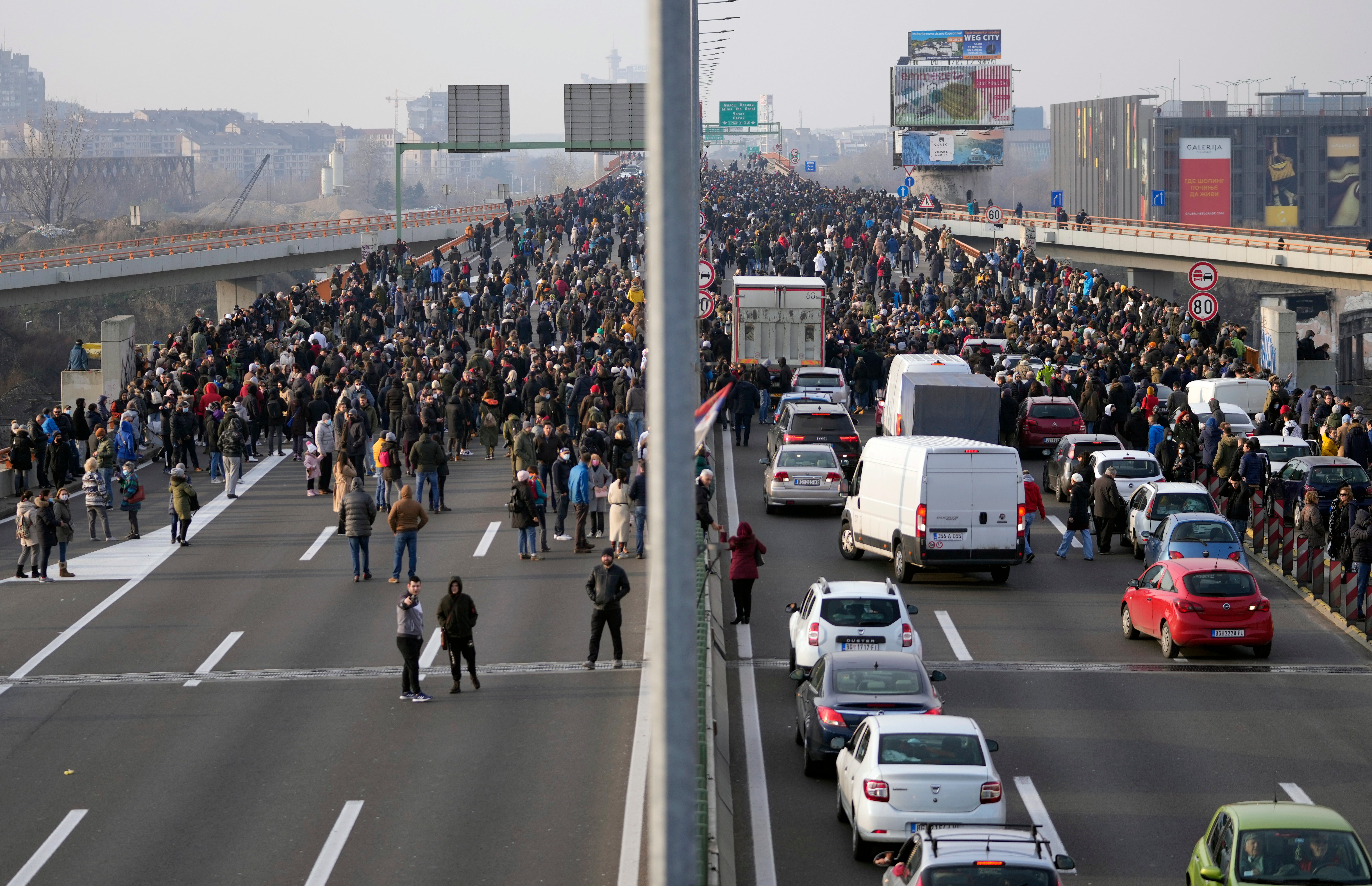 APTOPIX Serbia Environmental Protests