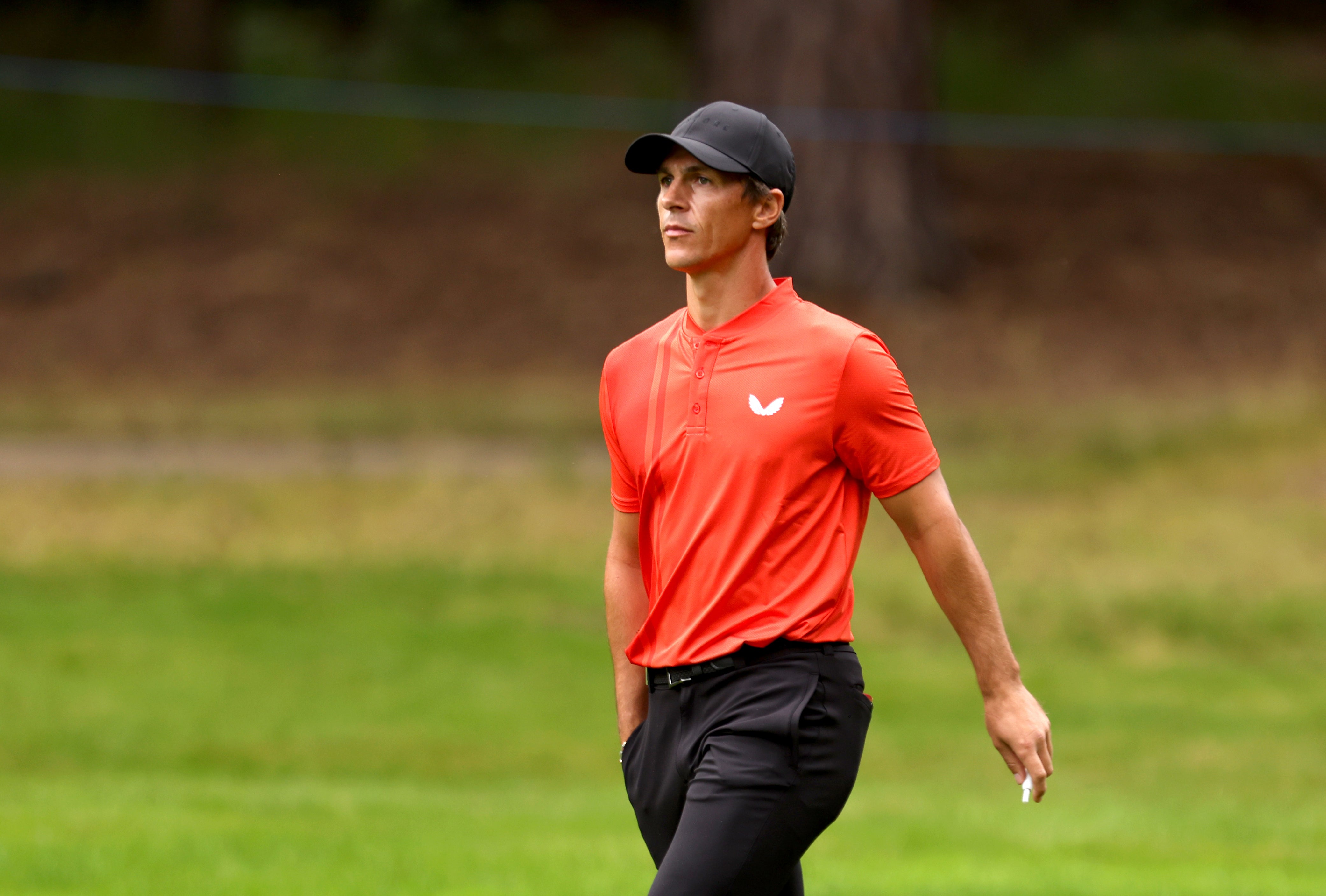Thorbjorn Olesen on the 12th during day one of the BMW PGA Championship at Wentworth Golf Club