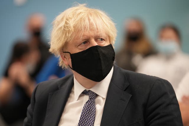 Boris Johnson apologised for the impression caused by the footage (Christopher Furlong/PA)