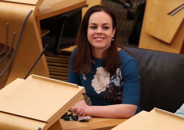 Finance Secretary Kate Forbes (Andrew Milligan/PA)