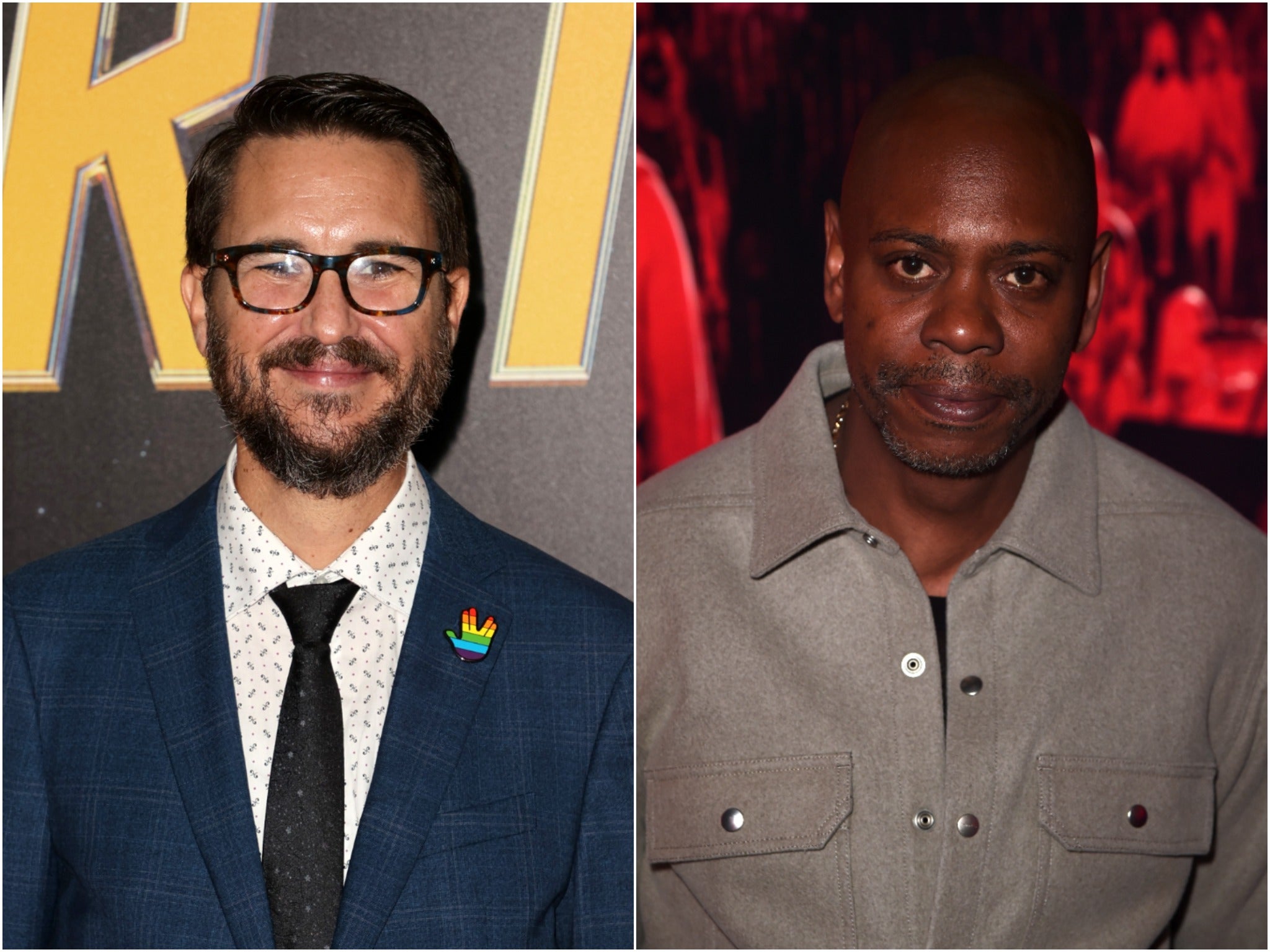 <p>Wil Wheaton (left), Dave Chappelle </p>