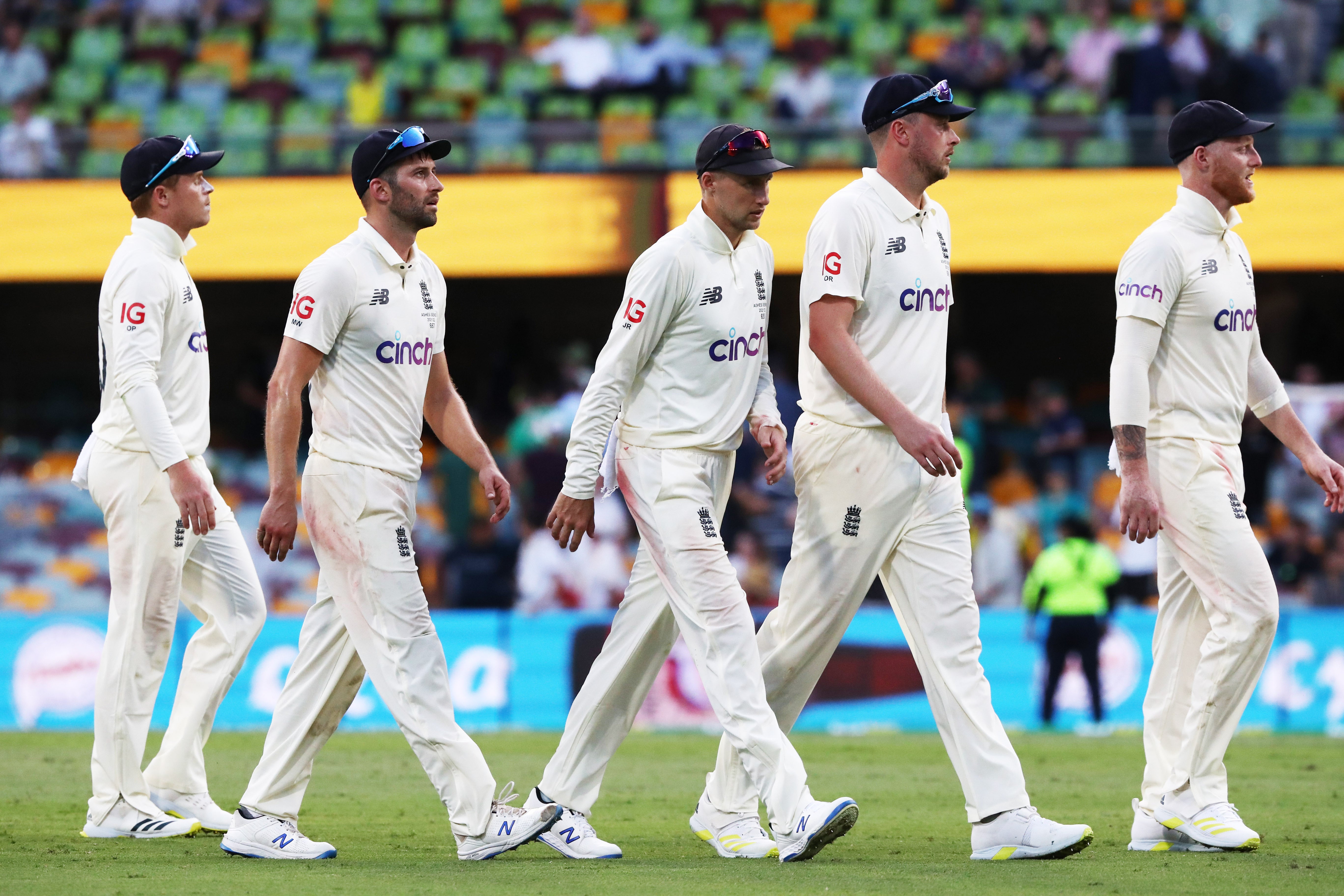 England suffered a second straight demoralising day in Brisbane