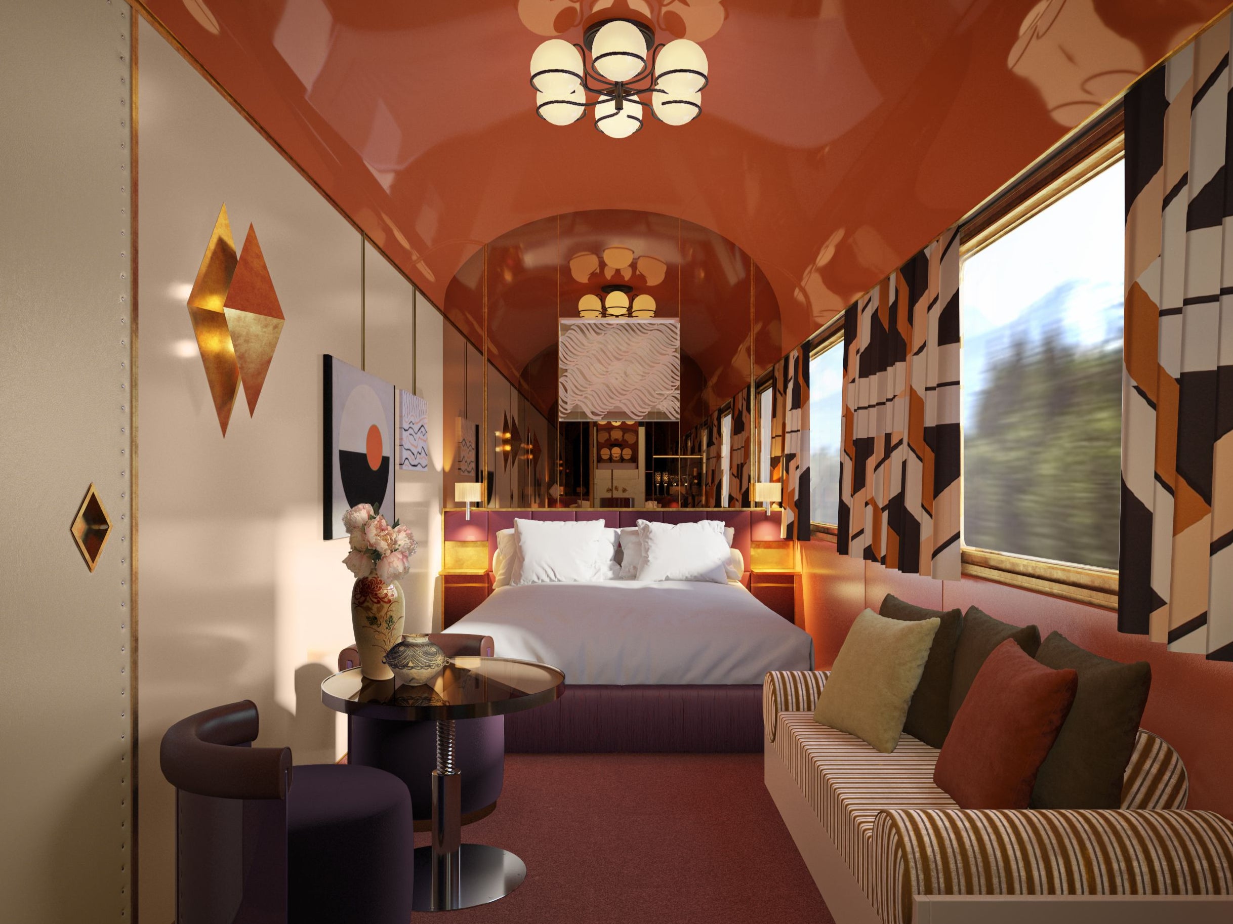 first class orient express cabin