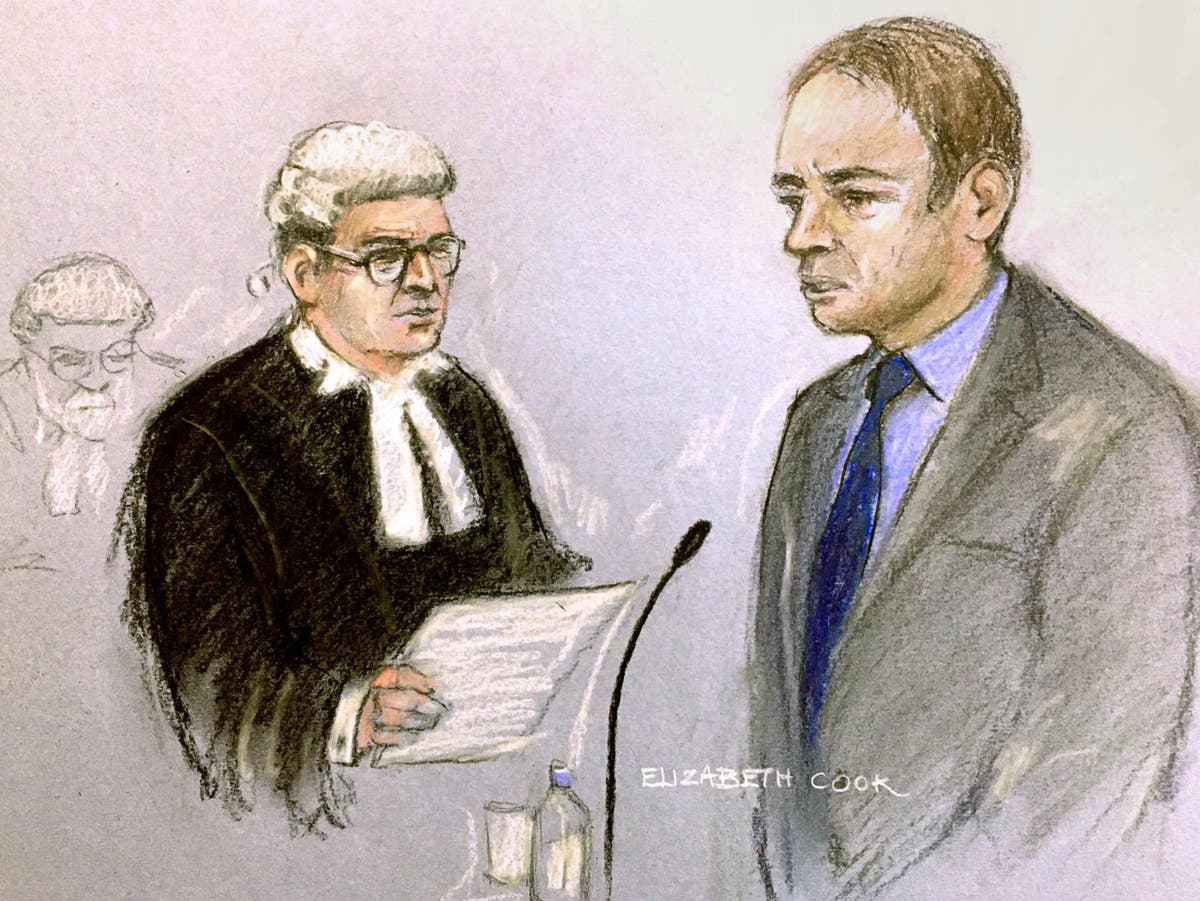 Sir Richard Sutton: Man accused of murdering millionaire says he &lsquo;could not stop&rsquo; stabbing him and mother