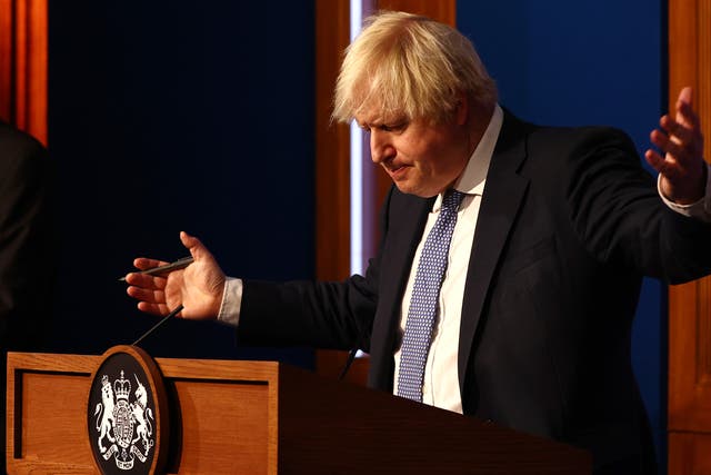 Prime Minister Boris Johnson announced new Covid restrictions on Wednesday (Adrian Dennis/PA)