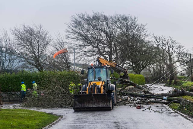 Storm Barra brought strong winds to Ireland earlier this week (Andy Gibson/PA)