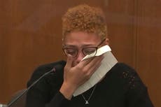 Kim Potter trial: Daunte Wright’s girlfriend sobs as she says she was ‘only one’ who tried to save him