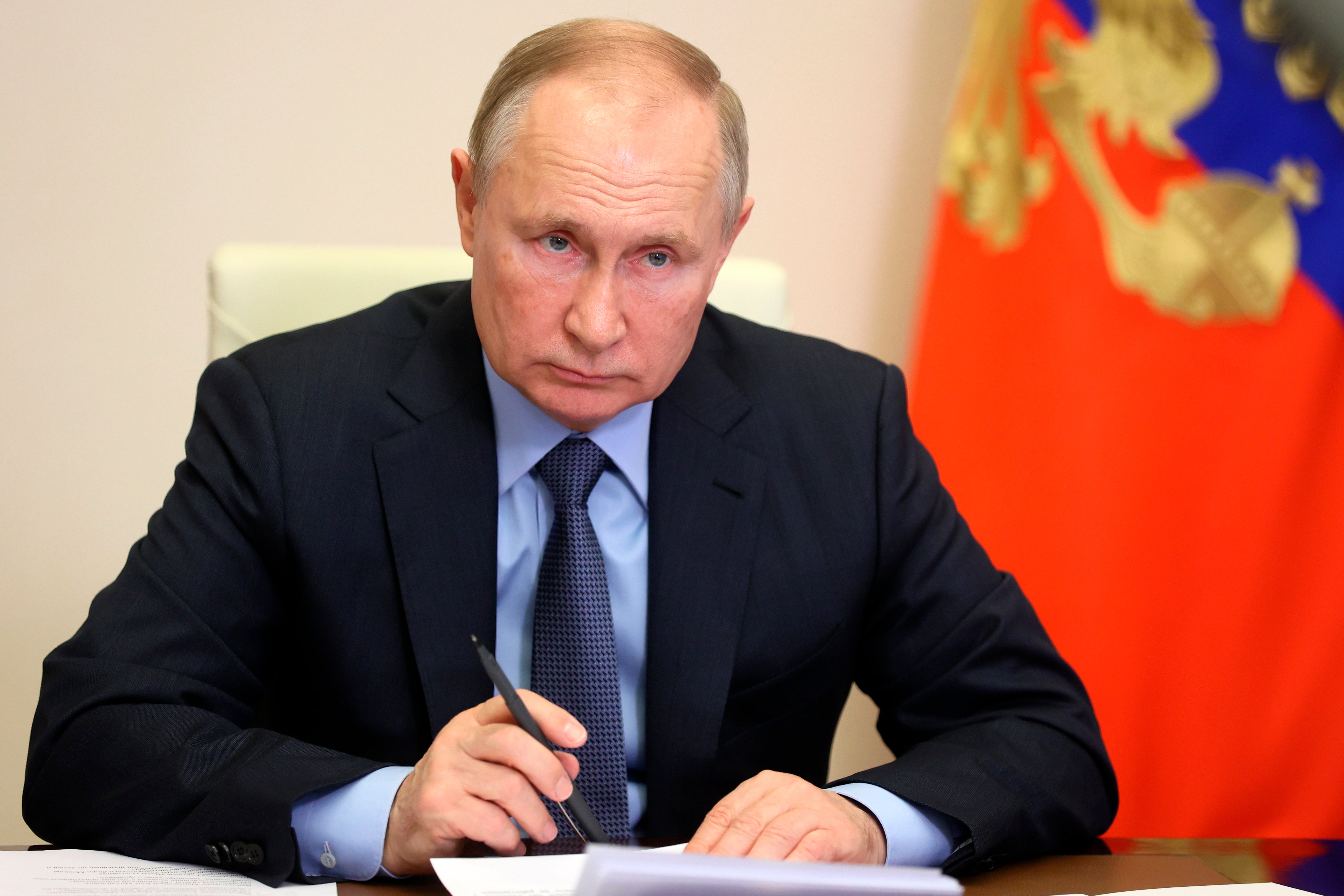 <p>Russian president Vladimir Putin is increasingly aggressive under sanctions </p>