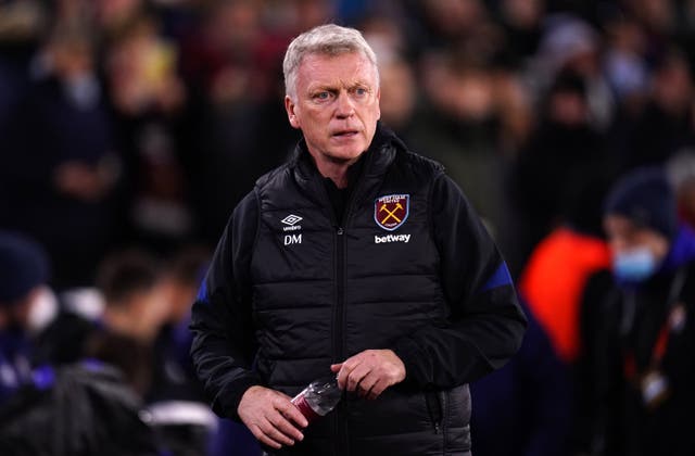 David Moyes’ West Ham signed off from the group stages with defeat (John Walton/PA)
