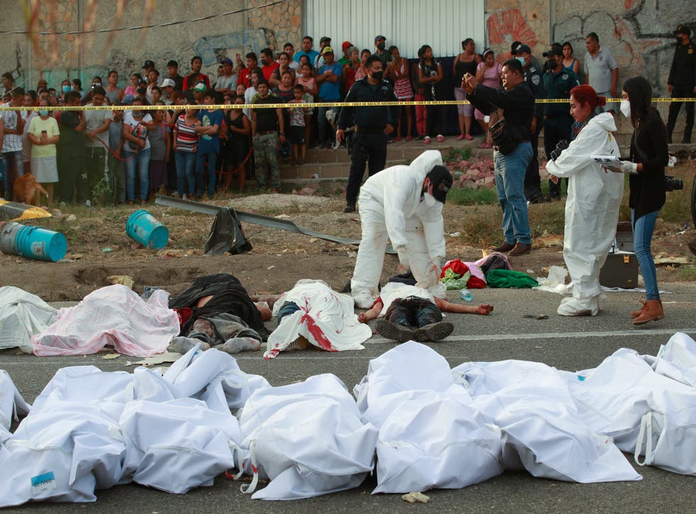 APTOPIX Mexico Migrants Crash