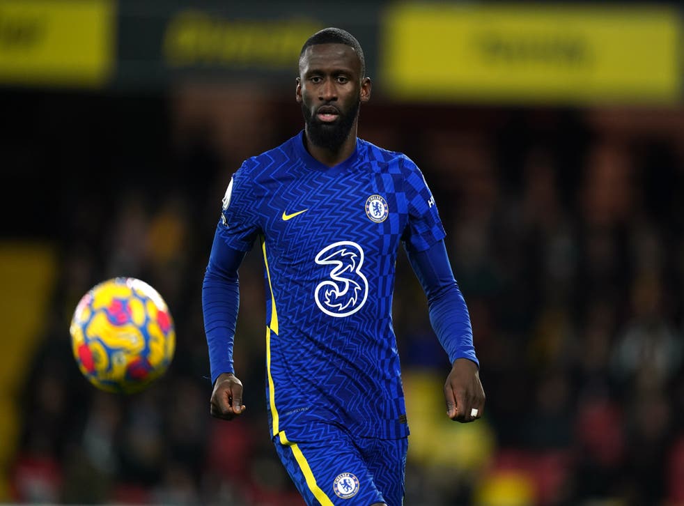 Chelsea’s Antonio Rudiger during the Premier League match between Watford and Chelsea at Vicarage Road, Watford (Mike Egerton/PA)