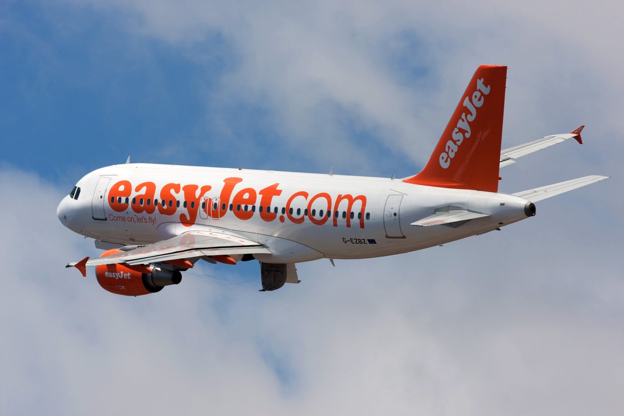 An easyJet aircraft