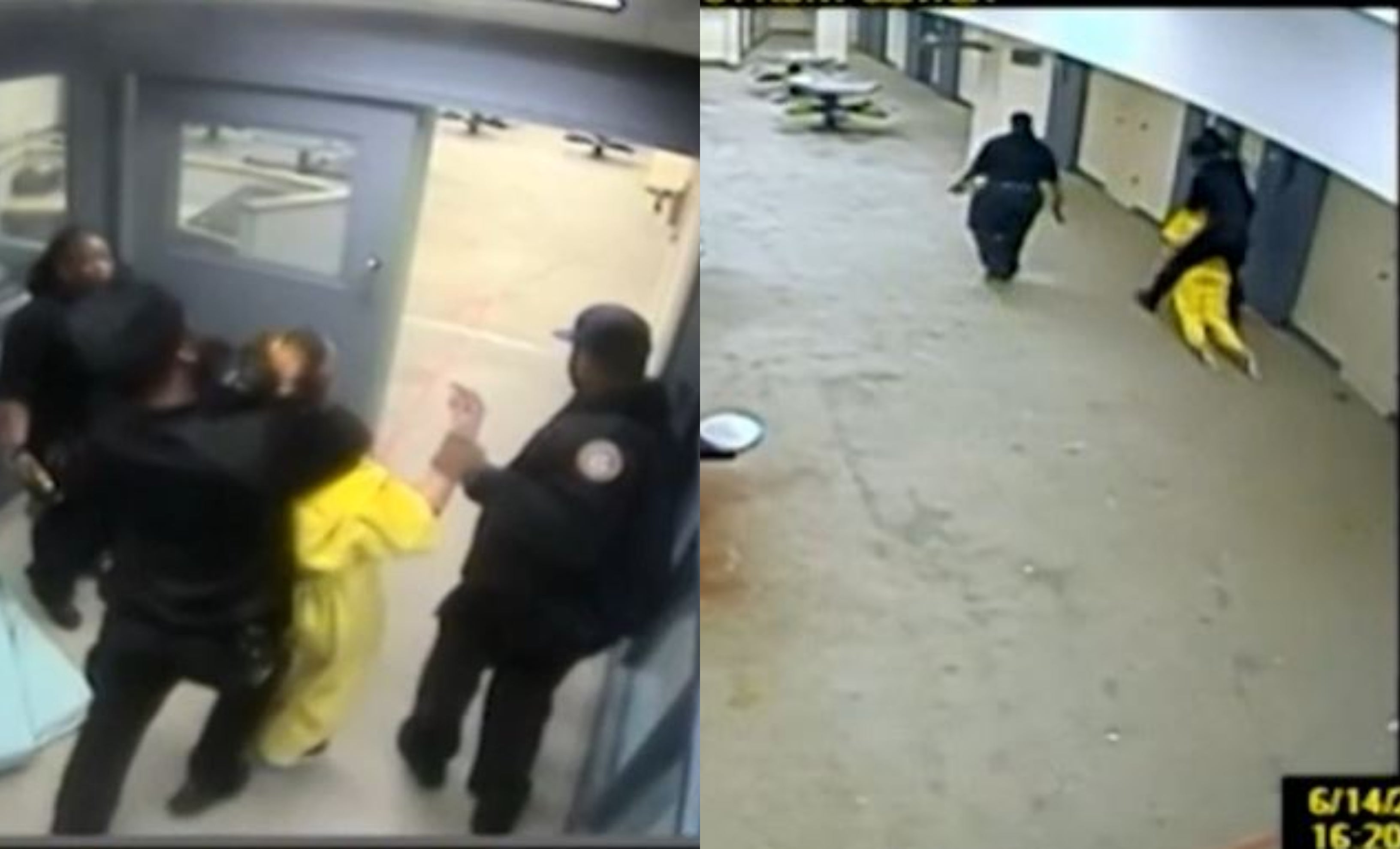 <p>A transgender woman was dragged in a chokehold inside a Baltimore correctional facility </p>