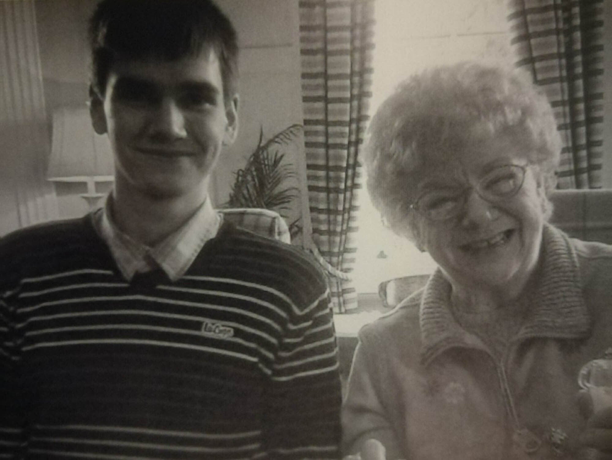 Daniel Whitworth, pictured with his grandmother, Barbara Whitworth (Family handout/PA)